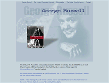 Tablet Screenshot of georgerussell.com